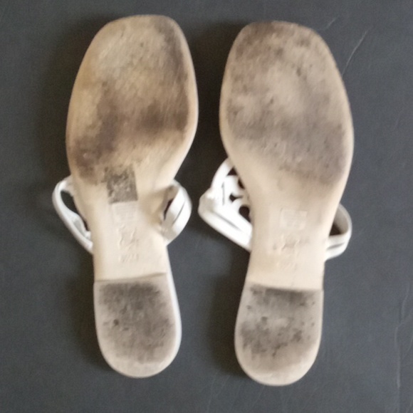 Tory Burch Square Toe Miller Sandals Size 6.5 - Picture 5 of 7